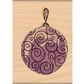 Penny Black Mounted Rubber Stamp 1.75"X2"-Scroll Ornament