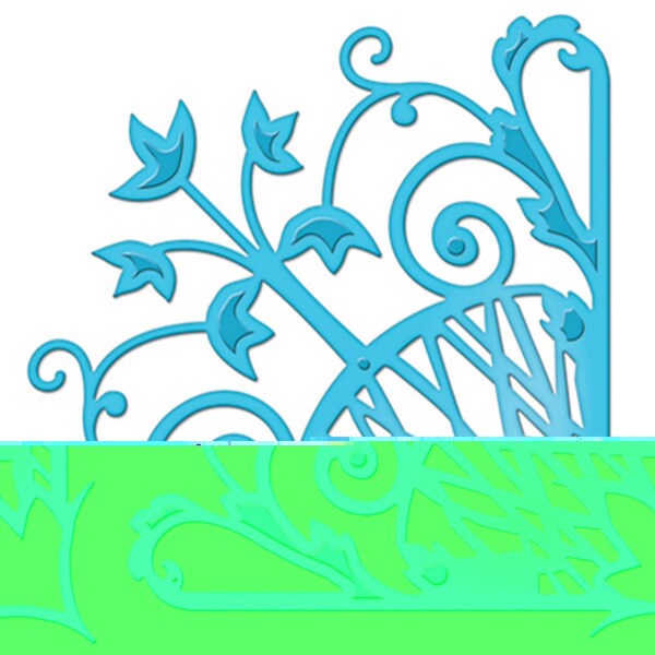 Spellbinders Die D-Lites-Fantastic Flourish 3