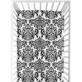 Sweet JoJo Designs Damask Fitted Crib Sheet