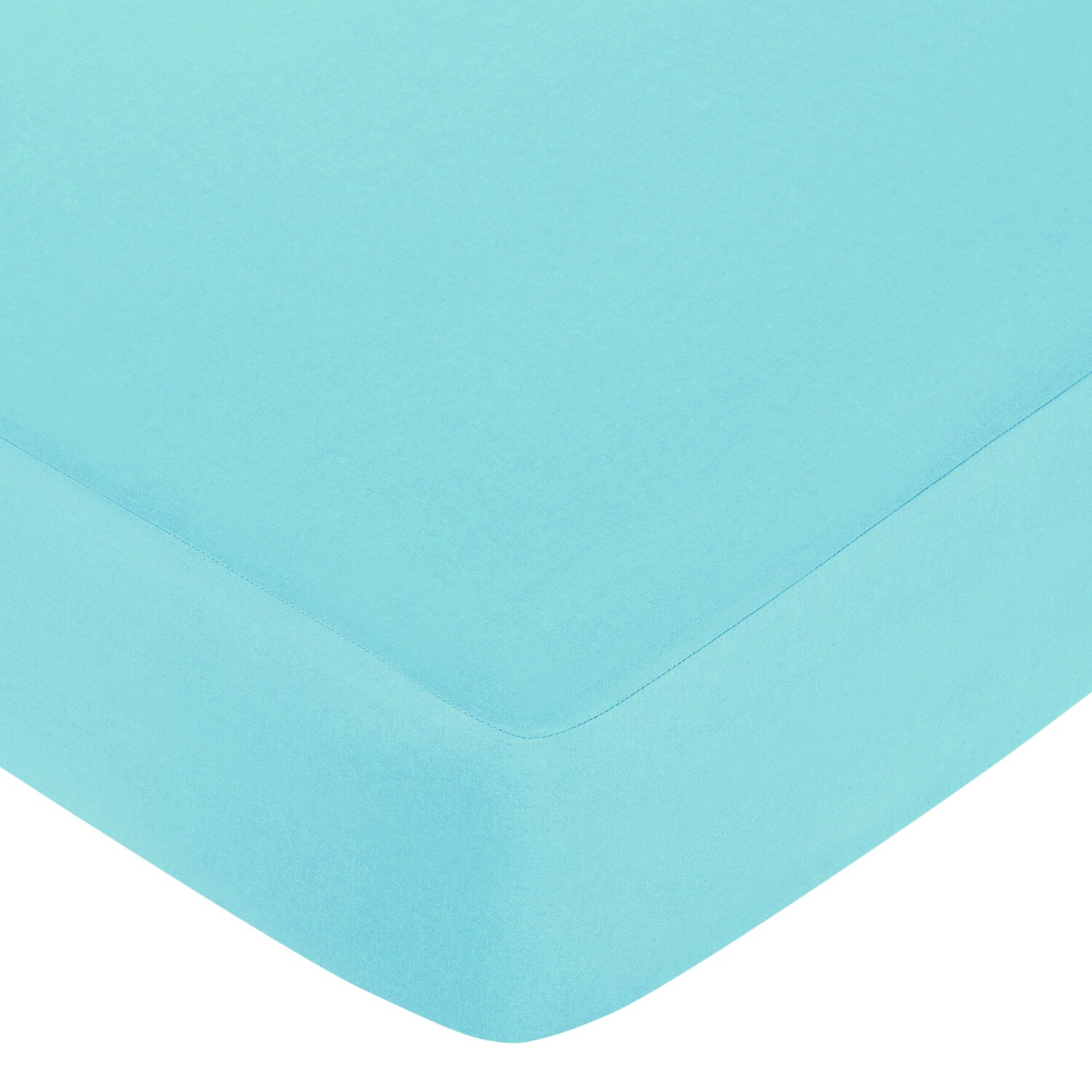 Sweet Jojo Designs Turquoise Fitted Crib Sheet