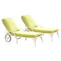 Biscayne Chaise Lounge Chairs with Cushion