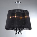 Charmian Crystal Elegant Shade Hanging Chandelier