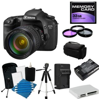 Canon EOS 7D Pro Digital SLR Camera with 28-135MM Lens Bundle