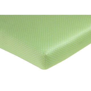 Click to Enlarge for Sweet JoJo Designs Mini Polka Dots Olivia Fitted Crib Sheet Sweet JoJo Designs Mini Polka Dots Olivia Fitted Crib Sheet-Image