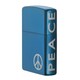 Zippo Peace Blue Lighter