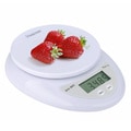 BasAcc White 11-lb Digital Kitchen Scale