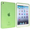 BasAcc Frost Clear Green TPU Rubber Case for Apple iPad Mini