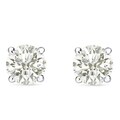 Auriya 14k White Gold 1 to 3ct TDW Clarity-enhanced Diamond Earrings (I-J, I2-I3)