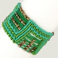 Marisol 'Ocean Limelight' Macrame Bracelet (Guatemala)