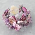 Amethyst and Shell Hidden Flower Petal Bracelet (Philippines)