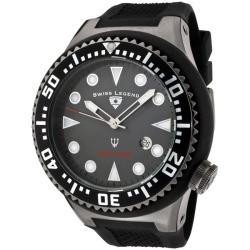 Swiss Legend Men's Neptune Grey Dial Black Rubber Watch