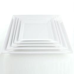 Infinity Zen 5.25-in Square Plates (Case of 48)