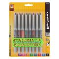 Uni-Ball Assorted Vision Fine Point Needle Roller Ball Liquid Pens (Pack of 8)