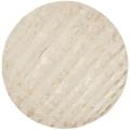 Handmade Soho Ivory New Zealand Wool Rug (6' Round)