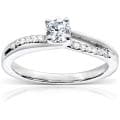 14k White Gold 1/3ct TDW Diamond Engagement Ring (H-I, I1-I2)