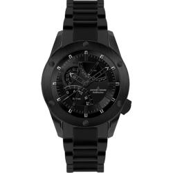 Jacques Lemans Men's Liverpool GMT Black IP/ Ceramic Watch