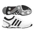 Adidas Men's Traxion Lite FM White/ Black Golf Shoes