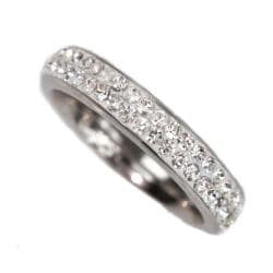 NEXTE Jewelry Stainless Steel Stackable Cubic Zirconia Eternity Band