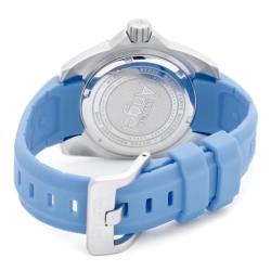 Invicta Women's Angel Crystals Blue MOP Light Blue Polyurethane Watch