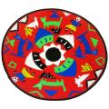 Telephone Wire Red 15-inch Pictorial Decorative Plate (South Africa)