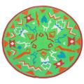 Telephone Wire Green 14-inch Pictorial Decorative Plate (South Africa)