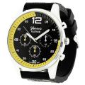 Geneva Platinum Men's Chronograph-style Silicone Watch