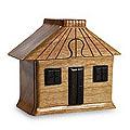 Handcrafted Mahogany Wood 'Ranch House' Puzzle Box (Guatemala)