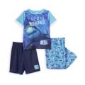 Animal Planet Boy's 3-piece Wild Shark Pajama Set