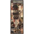 Hand-hooked Chelsea Deco Multi Wool Rug (2'6 x 6')