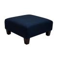 Blake Midnight Blue Cocktail Ottoman