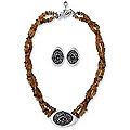 Sterling Silver 'Honey Sea' Amber Jewelry Set (Mexico)