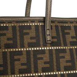 Fendi Perforated Roll Tote