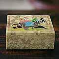 Handcrafted Soapstone 'Royal Elephant Ride' Box (India)