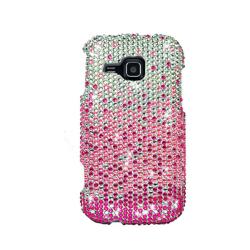 Samsung Galaxy Indulge Pink Waterfall Rhinestone Case
