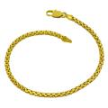 14k Yellow Gold 7.25-inch Popcorn Bracelet