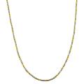 14k Two-tone Gold 16-inch Twisted Box Necklace