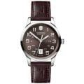 Swiss Army Men's 'Alliance' Brown Dial Brown Leather Strap Watch