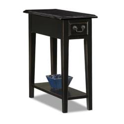 Black Chairside Table