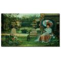John Grimshaw 'In the Pleasaunce Leeds 1875' Gallery-wrapped Canvas Art