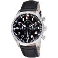 Zeno Men's 'Navigator NG' Black Strap Quartz Chronograph Watch