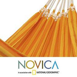 Cotton 'Brazilian Horizon' Hammock (Brazil)