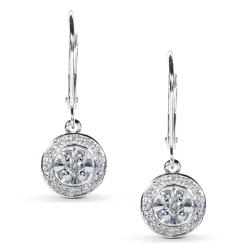 14k White Gold 1/4ct TDW Diamond Earrings