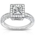14k White Gold 1 1/2ct TDW Diamond Engagement Ring