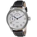 Zeno Men's 'XL Pilot Winder' Black Strap Mechanical Watch