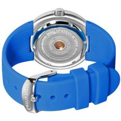 Philip Stein Women's 'Active' Blue Rubber Strap Watch