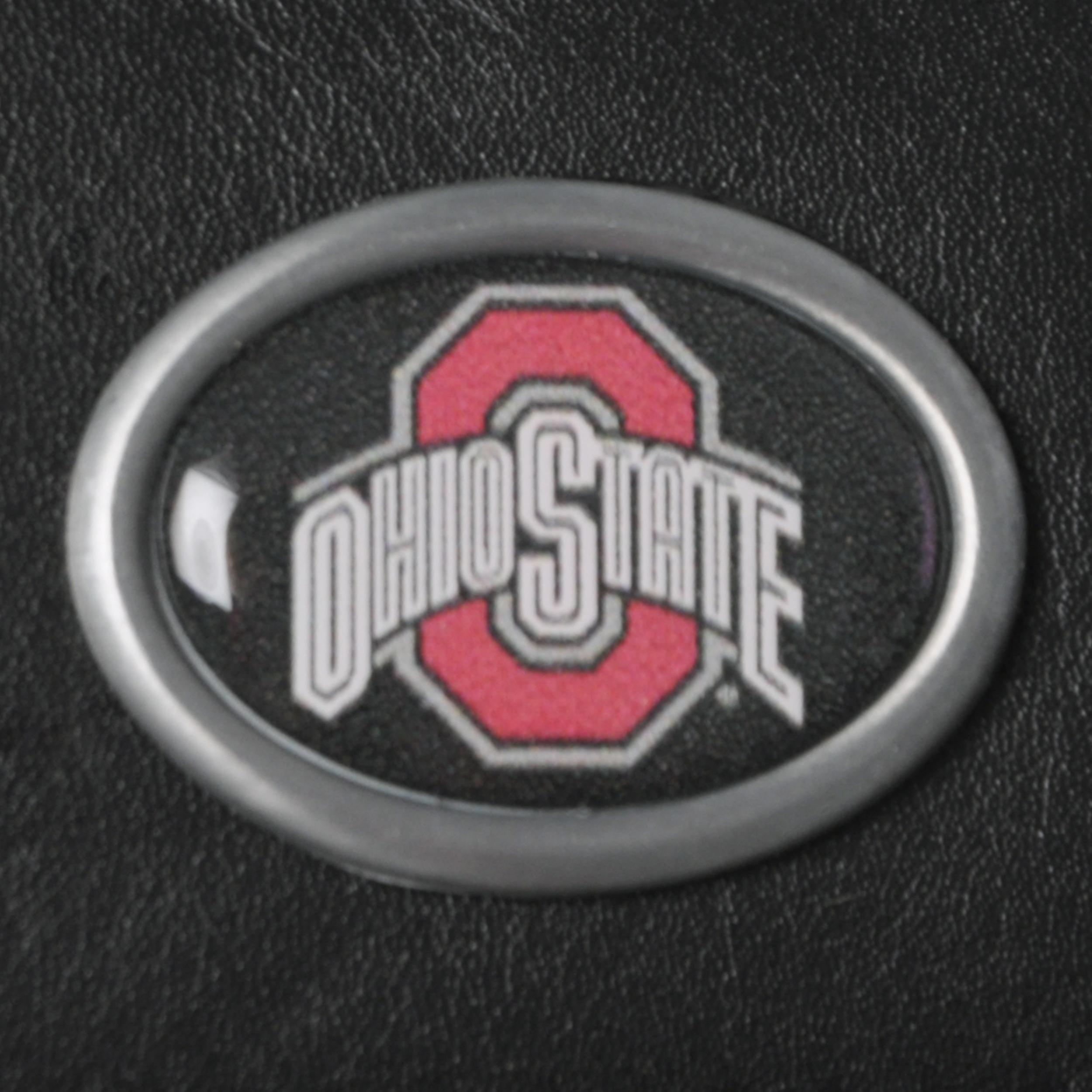 Ohio State Men's NCAA Genuine Leather Money Clip