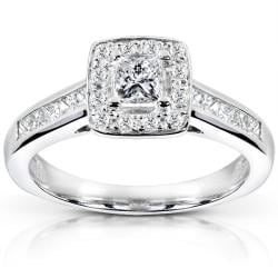 14k White Gold 3/4ct TDW Diamond Engagement Ring (H-I, I1-I2)