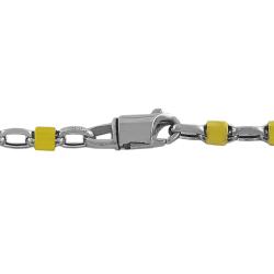 14k Two-tone Gold Cable Chain Necklace
