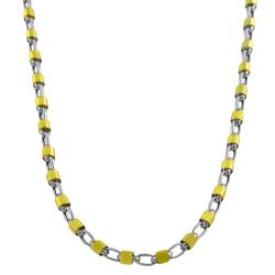 14k Two-tone Gold Cable Chain Necklace