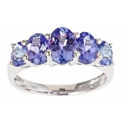 Dyach 14k White Gold Tanzanite Fashion Ring